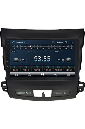 Mıtsubıshı Outlander Android Carplay Navigasyon Multimedya Ekran Teyp 2gb Ram + 32GB HDD
