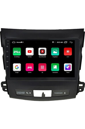 Mıtsubıshı Outlander Android Carplay Navigasyon Multimedya Ekran Teyp 2gb Ram + 32GB HDD