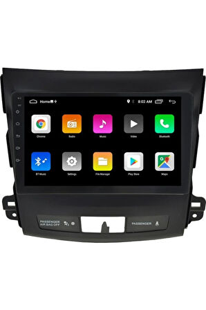 Mıtsubıshı Outlander Android Carplay Navigasyon Multimedya Ekran Teyp 2gb Ram + 32GB HDD