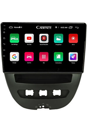 Peugeot 107 Android Carplay Navigasyon Multimedya QLED Ekran-2gb Ram