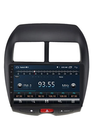 Mıtsubishi Asx Android Carplay Navigasyon Multimedya Ekran Teyp 2gb Ram + 32GB HDD