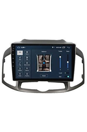 Chevrolet Captiva Android Carplay Navigasyon Multimedya Ekran Teyp 2gb Ram + 32GB HDD