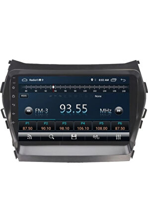 Hyundai IX45 Android Carplay Navigasyon Multimedya Ekran Teyp 2gb Ram + 32GB HDD
