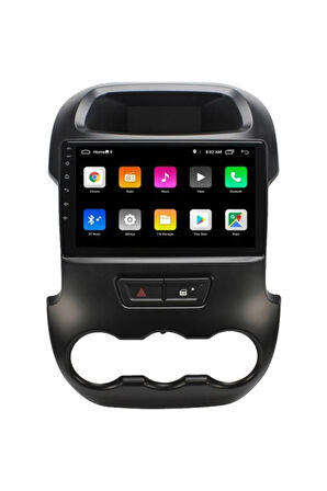 Ford Ranger Android Carplay Navigasyon Multimedya Ekran Teyp 2gb Ram + 32GB HDD