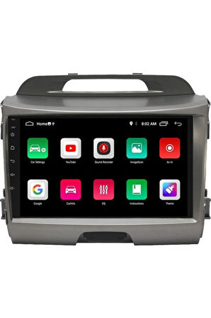 Kia Sportgae Android Carplay Navigasyon Multimedya Ekran Teyp 2gb Ram + 32GB HDD