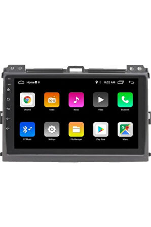 Toyota Land Cruiser Prado Android Carplay Navigasyon Multimedya Ekran Teyp 2gb Ram + 32G
