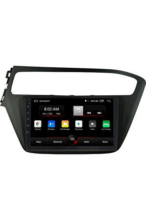 Hyundai I20 Android Carplay Navigasyon Multimedya Ekran Teyp 2gb Ram + 32GB HDD
