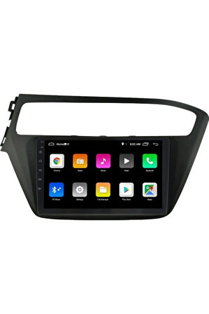 Hyundai I20 Android Carplay Navigasyon Multimedya Ekran Teyp 2gb Ram + 32GB HDD