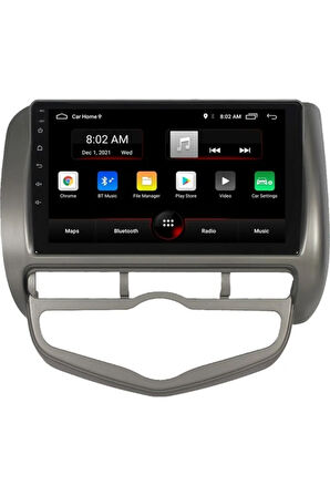 Honda Jazz Android Carplay Navigasyon Multimedya Ekran Teyp 2gb Ram + 32GB HDD