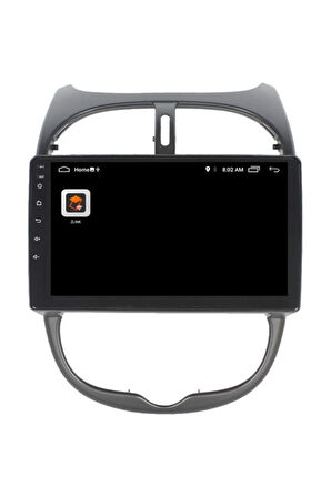 Peugeot 206 Android Carplay Navigasyon Multimedya QLED Ekran-2gb Ram
