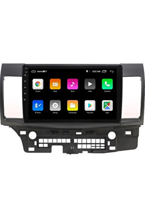 Mıtsubıshı Lancer Android Carplay Navigasyon Multimedya Ekran Teyp 2gb Ram + 32GB HDD