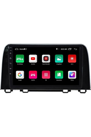 Honda Crv Android Carplay Navigasyon Multimedya Ekran Teyp 2gb Ram + 32GB HDD