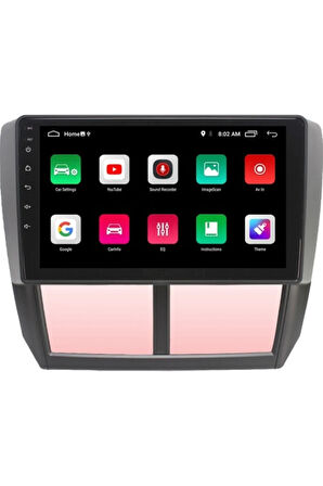 Subaru Forester Android Carplay Navigasyon Multimedya Ekran Teyp 2gb Ram + 32GB HDD