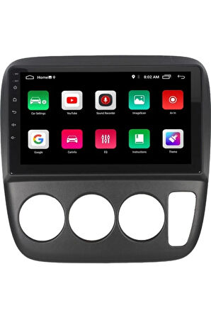 Honda Crv Android Carplay Navigasyon Multimedya Ekran Teyp 2gb Ram + 32GB HDD