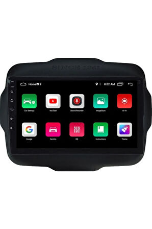 Jeep Renegade Android Carplay Navigasyon Multimedya Ekran Teyp 2gb Ram + 32GB HDD