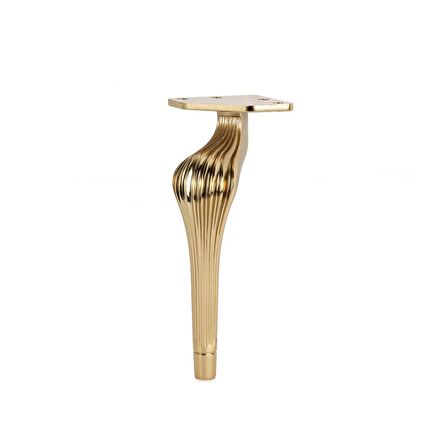 4 Adet Ottoman Lüx Metal Ayak 16 cm Altın Mobilya Koltuk Ayağı