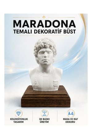 Diego Maradona Koleksiyon Büstü - Hobi