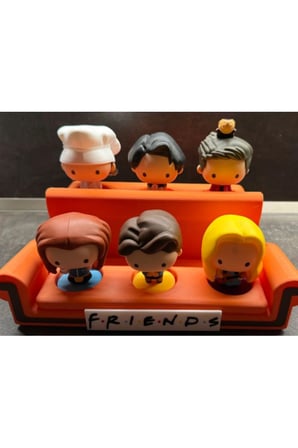 EMShobi Friends Koltuk turuncu Stand