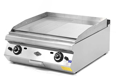 Empero EMP.PLS.7IG022-K Gazlı Izgara Düz+Oluklu Krom Pleyt-LPGli 