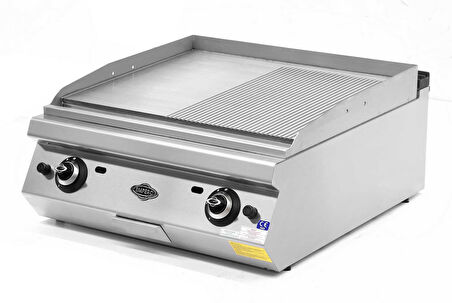 Empero EMP.PLS.9IG022-K Gazlı Izgara Düz+Oluklu Krom Pleyt - LPGli