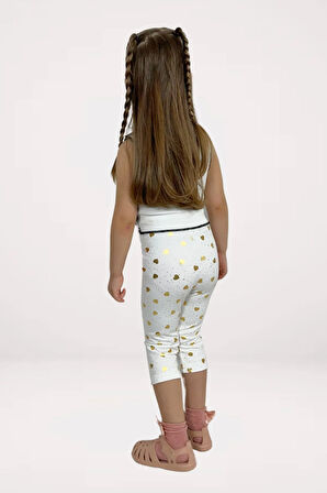 Kız Çocuk Takım Crop Top Ve Tayt - %100 Pamuk Likralı, 3, 4, 5, 6, 7, 8 Yaş