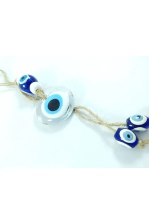 Saydam Nazar Boncuğu Araba Dikiz Ayna Süsü El Yapımı Cam Hediyelik Eşya