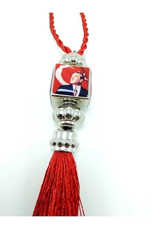 Mustafa Kemal Atatürk Araba Dikiz Ayna Süsü Plastik Hediyelik Aksesuar