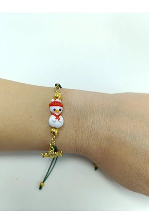 Cam Kardanadam Yılbaşı Yeni Yıl Bileklik El Yapımı Hediyelik Aksesuar, Asansör Bileklik