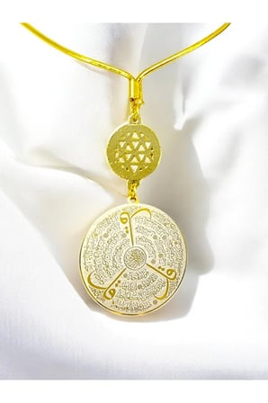 Gold Parlak Taş Çerçeveli Çelik Çift Taraflı Ayetel Kürsi/Felak Nas Araba Dikiz Ayna Süsü