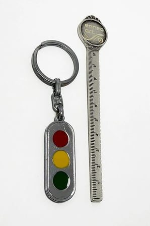 Renkli Trafik Işıklı Anahtarlık /trafik Işığı Hediyelik Anahtarlık