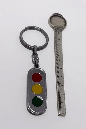 Renkli Trafik Işıklı Anahtarlık /trafik Işığı Hediyelik Anahtarlık