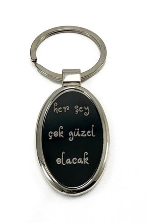 Çelik Her Şey Çok Güzel Olacak Anahtarlık Hediye Anahtarlık