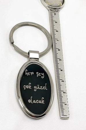Çelik Her Şey Çok Güzel Olacak Anahtarlık Hediye Anahtarlık