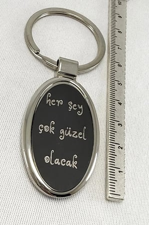 Çelik Her Şey Çok Güzel Olacak Anahtarlık Hediye Anahtarlık