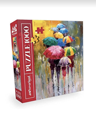 Neverland 1000 Parça Puzzle - Umbrellas (ŞEMSİYELER)