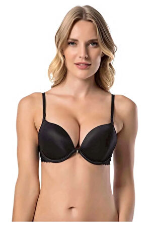 Siyah Ekstra Destekli Kadın Sütyen