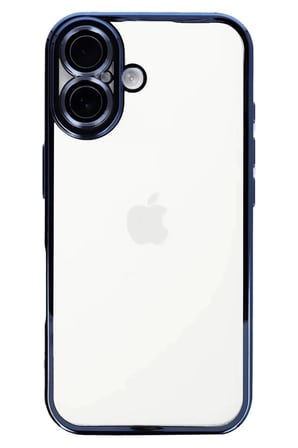 Apple iPhone 16 Kılıf Razer Lensli Silikon - Açık Mavi