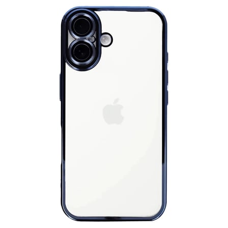 Apple iPhone 16 Kılıf Razer Lensli Silikon - Açık Mavi