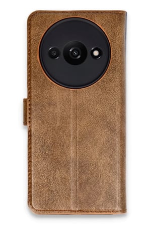 Xiaomi Redmi A3 4G Kılıf Trend S Plus Kapaklı Kılıf - Taba