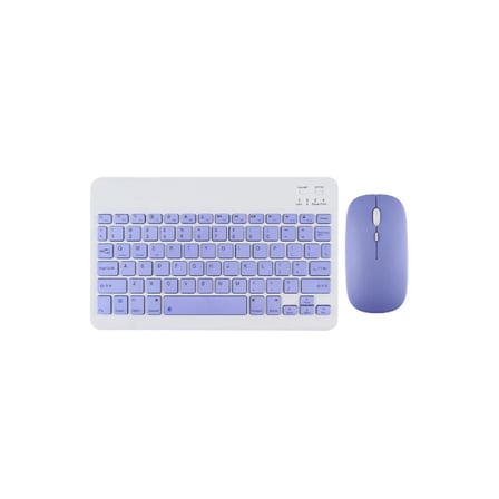 KYB71 Kablosuz Türkçe Q Klavye Mouse Set - Lila
