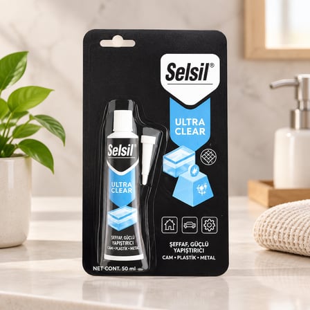 Ultra Clear Kristal Şeffaf Montaj Yapıştırıcı