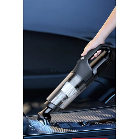 VC006 50W 4000 mAh Bataryalı Kablosuz Çok Fonksiyonlu Araç Süpürge - Siyah