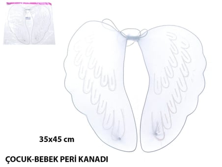 Bebek Çocuk Peri Kanadı – Kostüm Tamamlayıcı Kanat 35x45 Cm