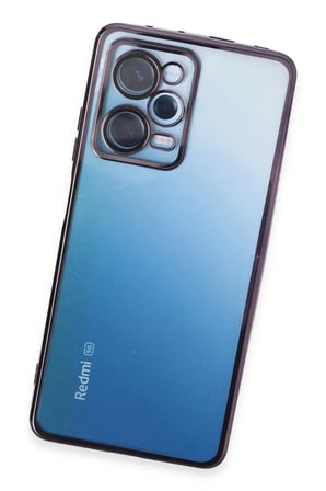 Xiaomi Redmi Note 12 Pro 5G Kılıf Razer Lensli Silikon - Mor