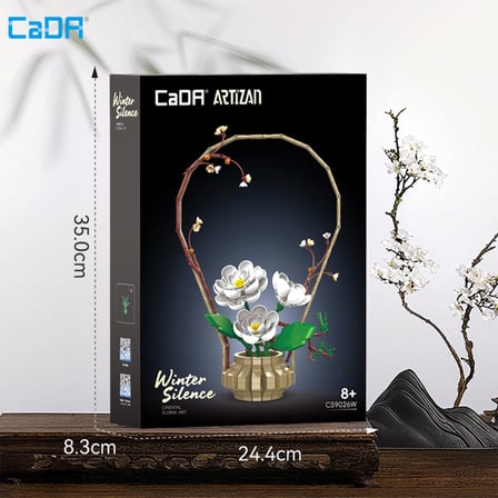 C59026W Cada Çiçek Sanatı Kış Temalı 990 Parça Block
