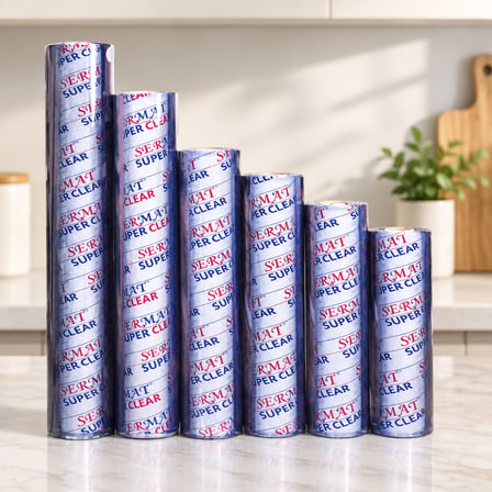 Şeffaf 1.2 mm 100 cm x 15 m PVC Masa Örtüsü