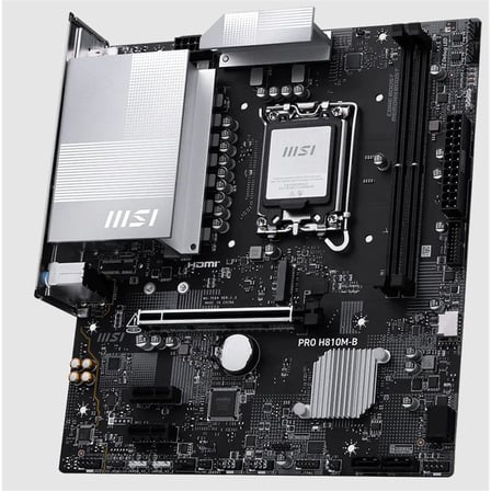 Pro H810M B Ddr5 6400Mhz 1Xhdmi 1Xdp 1Xm 2 Matx 1851P ( Ultra Processors Series 2)