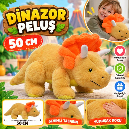 50 Cm Dinazor Peluş