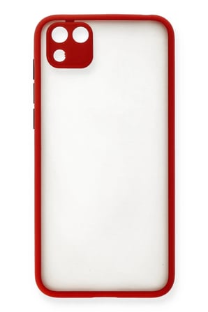 Huawei Y5P Kılıf Montreal Silikon Kapak - Kırmızı