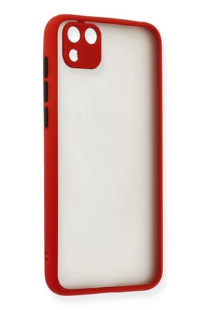 Huawei Y5P Kılıf Montreal Silikon Kapak - Kırmızı